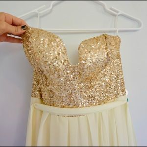 Gold Maxi Dress